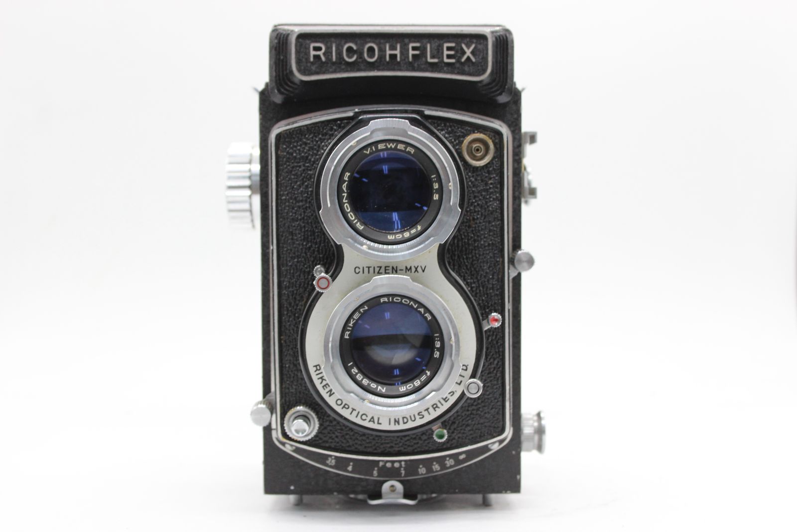 Ricohflex Riken Riconar 8cm F3.5 二眼カメラ☆