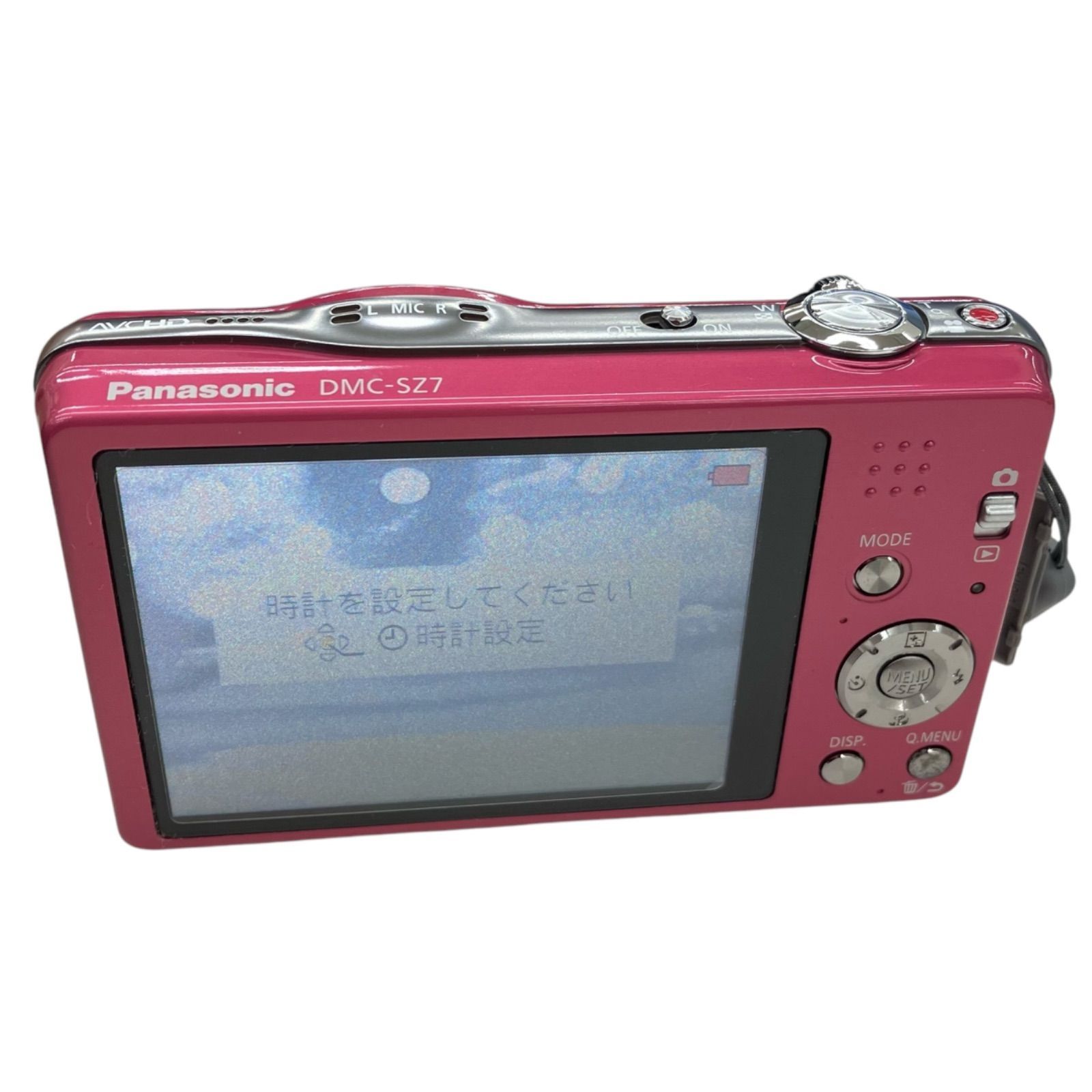 186000 現状品 Panasonic パナソニック デジタルカメラ DMC-SZ7 ピンク