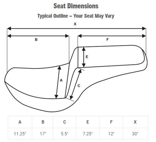 STEP-UP FRONT HC EXTENDED シート オレンジステッチ 2008〜25年ツーリング
