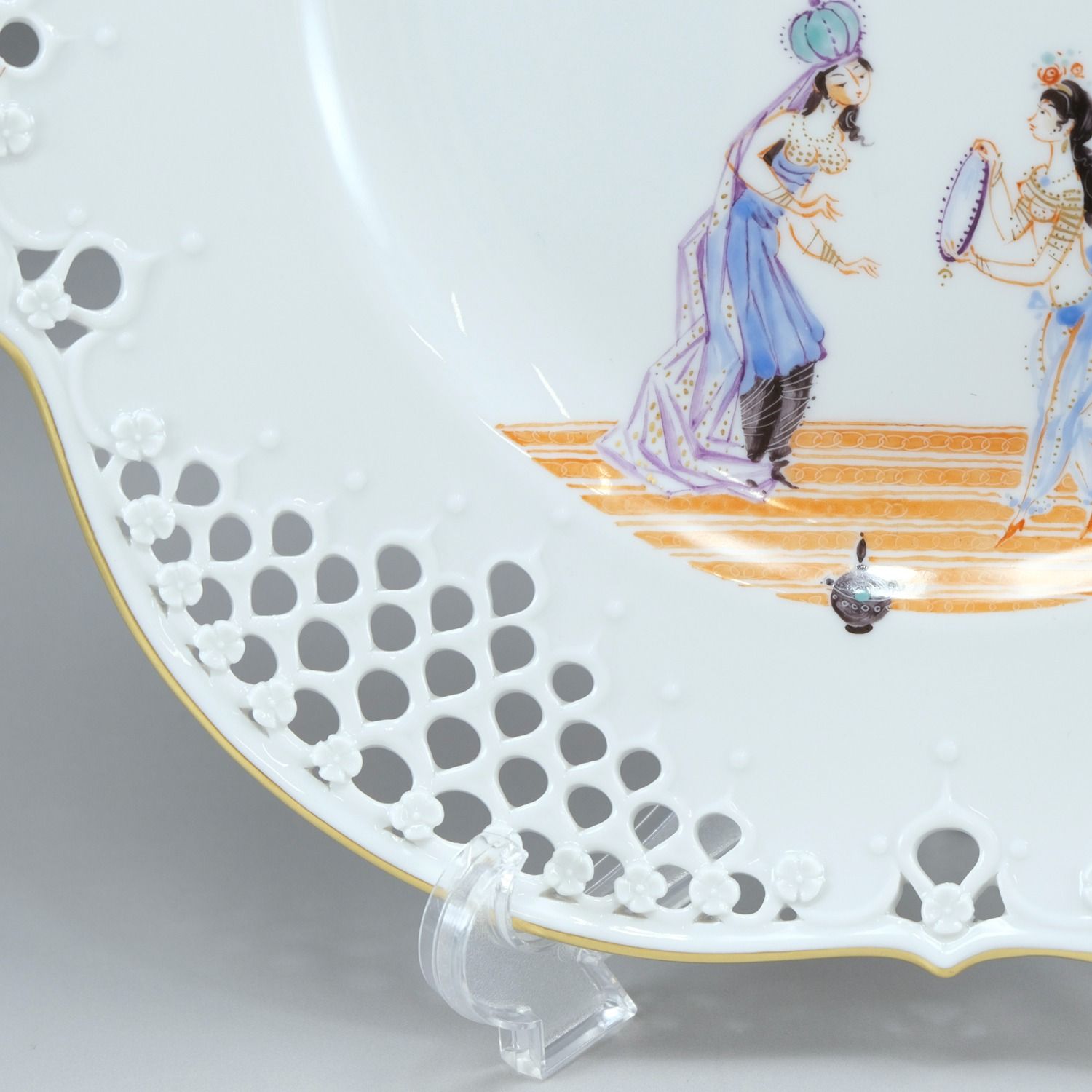 【レア美品】マイセン アラビアンナイト プレート マイセン『アラビアンナイト プレート』2枚 ｜骨董品買取 緑和堂