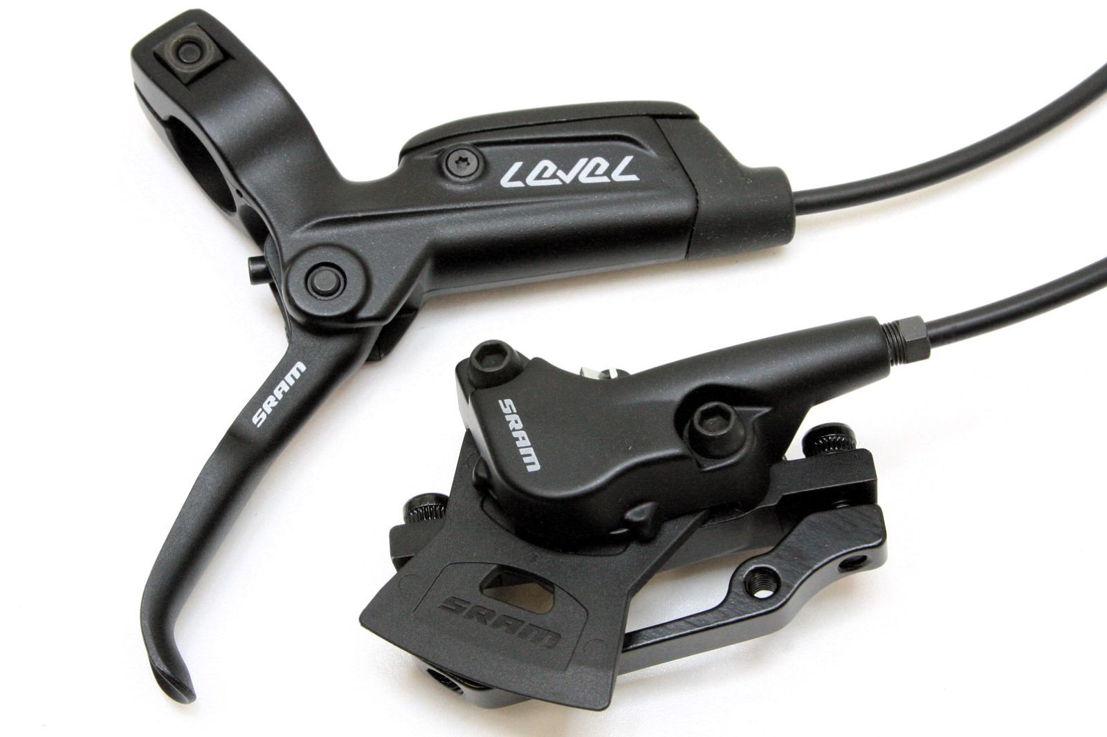 スラム SRAM 高性能 油圧ディスクブレーキ LEVEL ローター無 ブラック 前後セット 型番 DB-LVL-A1 ブリーディング 注油 空気抜き 済