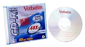 Verbatim 80分| 700?MB 48?x CD - R 1pk