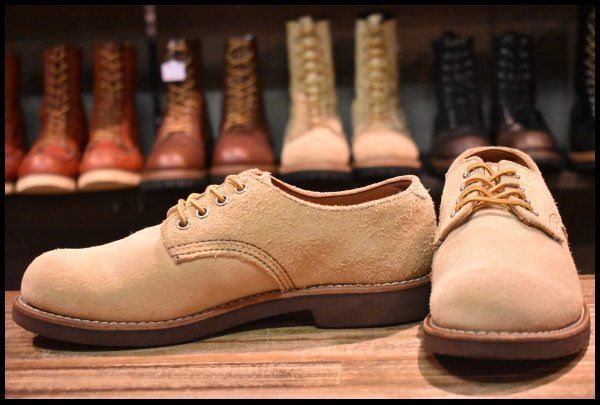 レッドウィング 8055 7ハーフ RED WING 8055 Round-Toe Oxford Black Abilene レッド