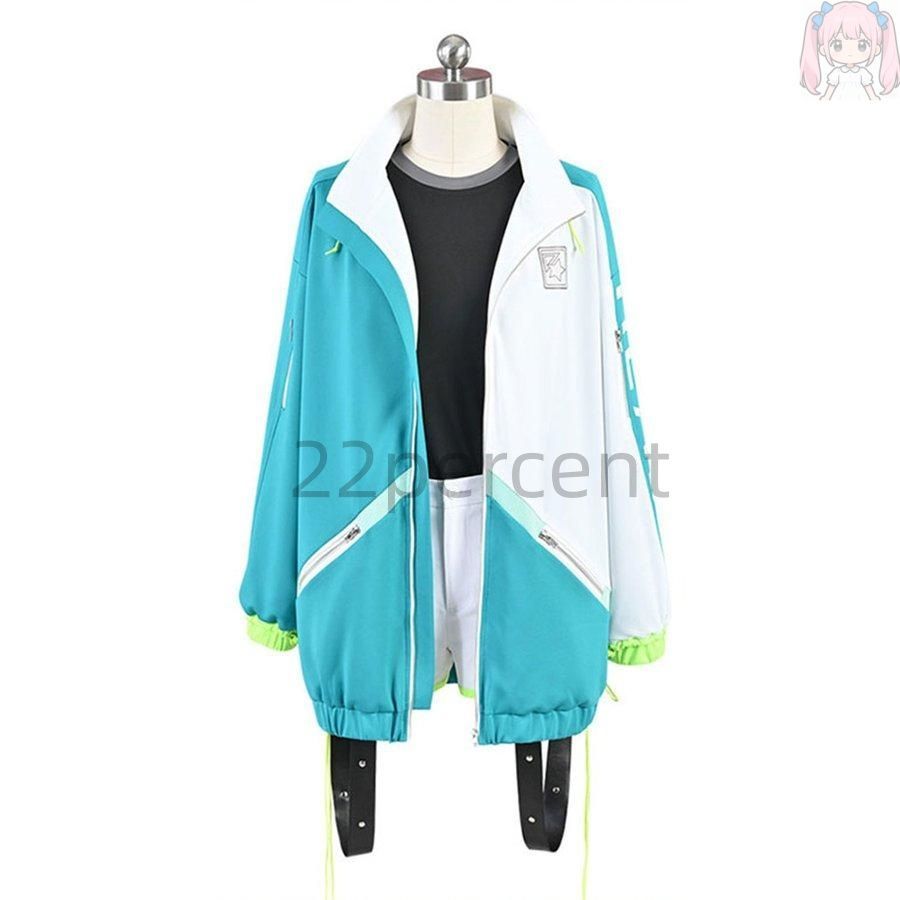 プロジェクトセカイ カラフルステージ! Vivid BAD SQUAD プロセカ ビビバス 白石 杏 コスチューム コスプレ衣装 服 ウィッグ 靴 ハロ