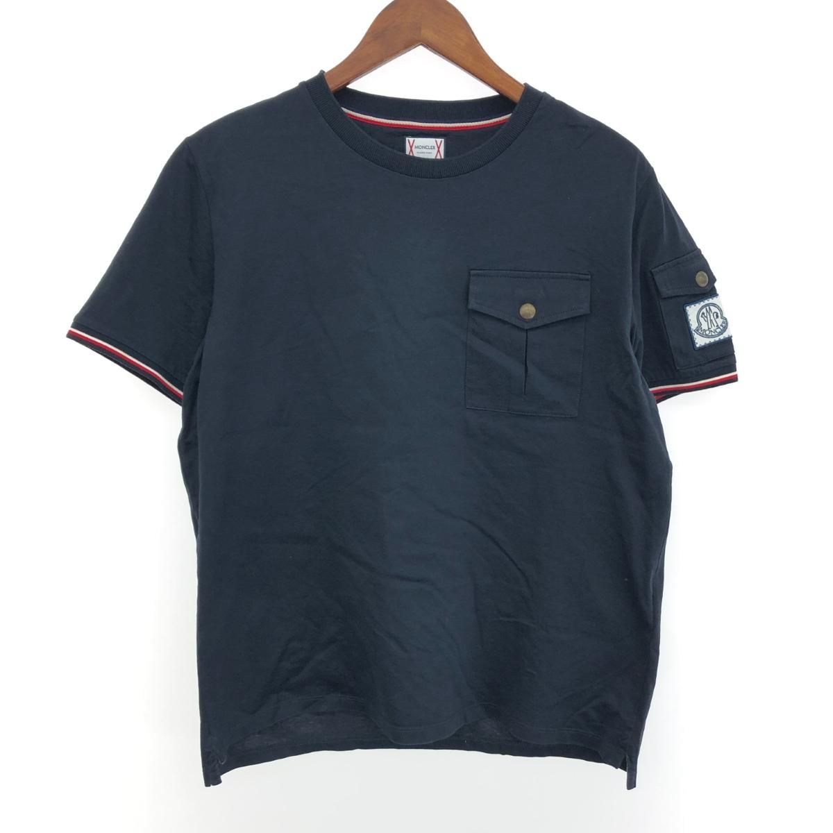 売り最安価格 モンクレールガムブルーTシャツ