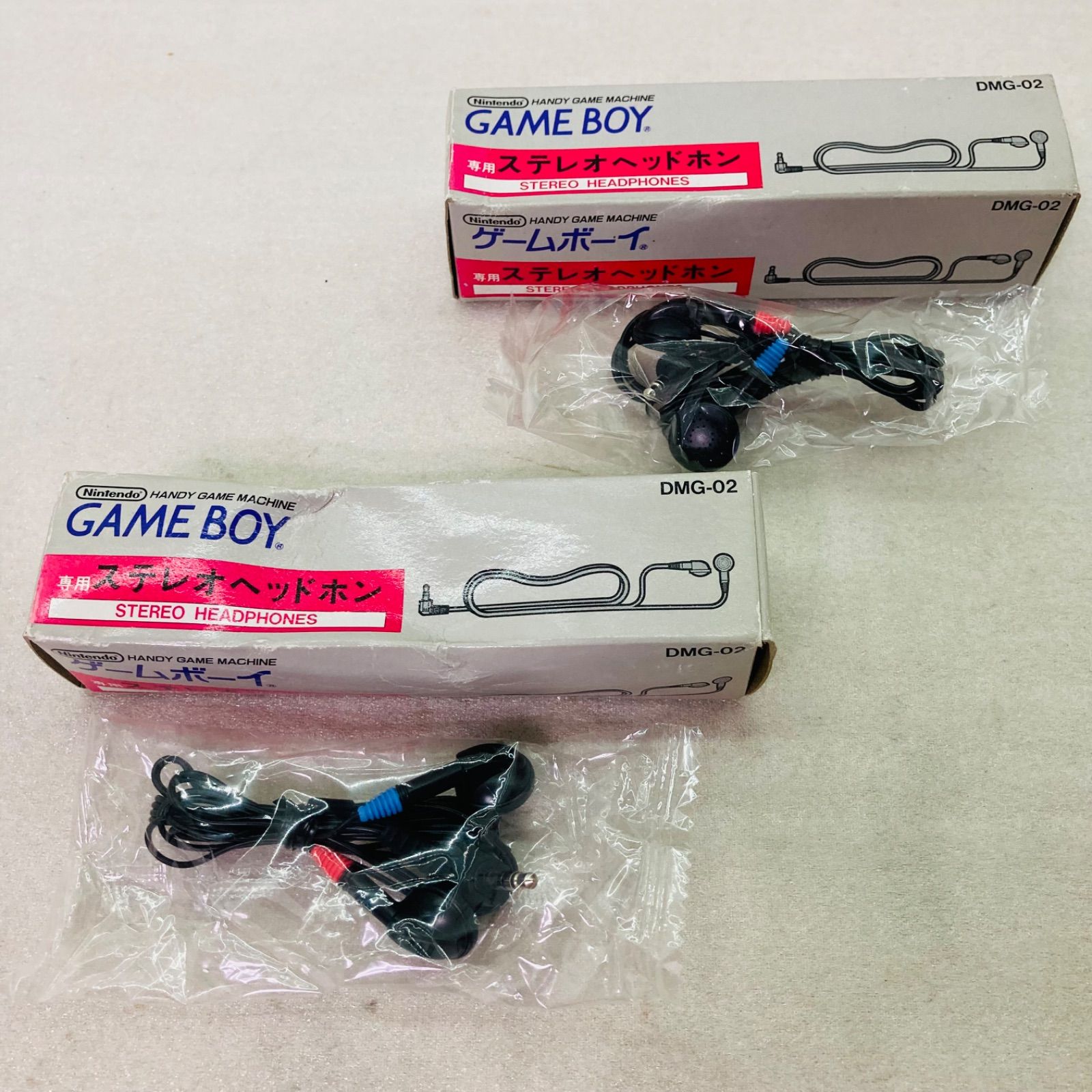 箱付き】【2個セット】Nintendo GAME BOY 専用ステレオヘッドホン DMG
