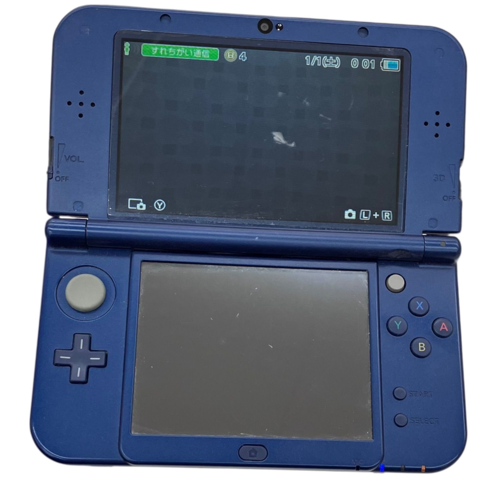 186000 ジャンク品 任天堂 new Nintendo3DS LL RED-001 メタリック