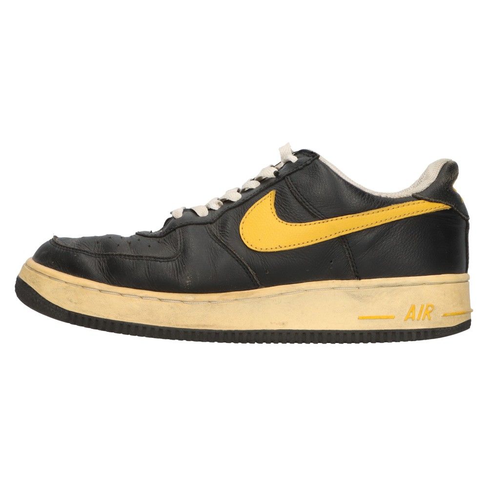 NIKE (ナイキ) AIR FORCE 1 LOW FRATERNITY エアフォースワン ローカットスニーカーフラタニティ ブラック/ゴールド US10/28cm 624040-071