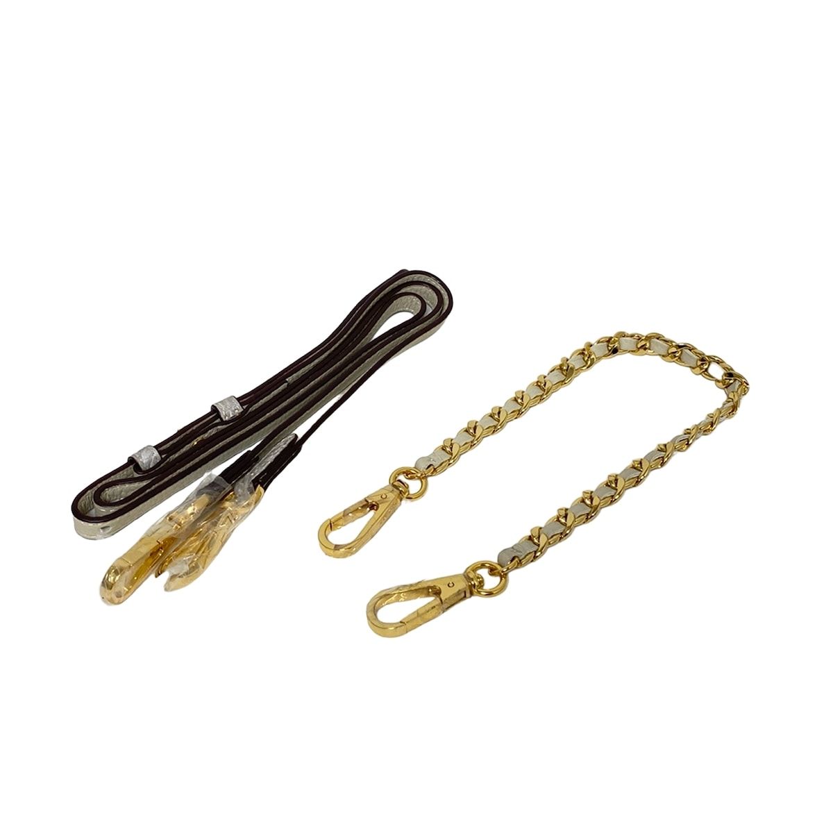 財布 クロコ型押しヒマラヤクロコダイル前ポケット付2WAYチェーンウォレット