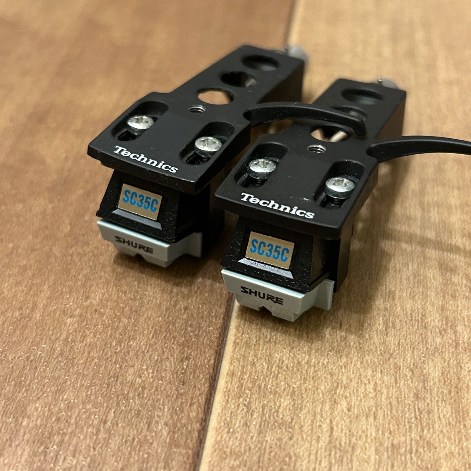 SHURE SC35C 2個セット テクニクス純正カートリッジ付き - メルカリ
