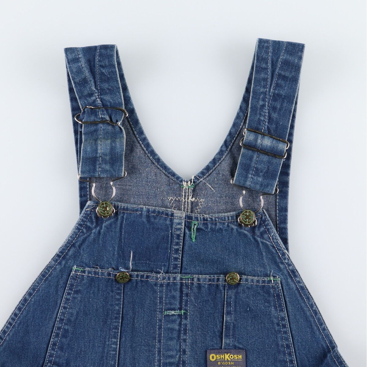 古着 60~70年代 オシュコシュ Osh kosh デニムオーバーオール USA製 