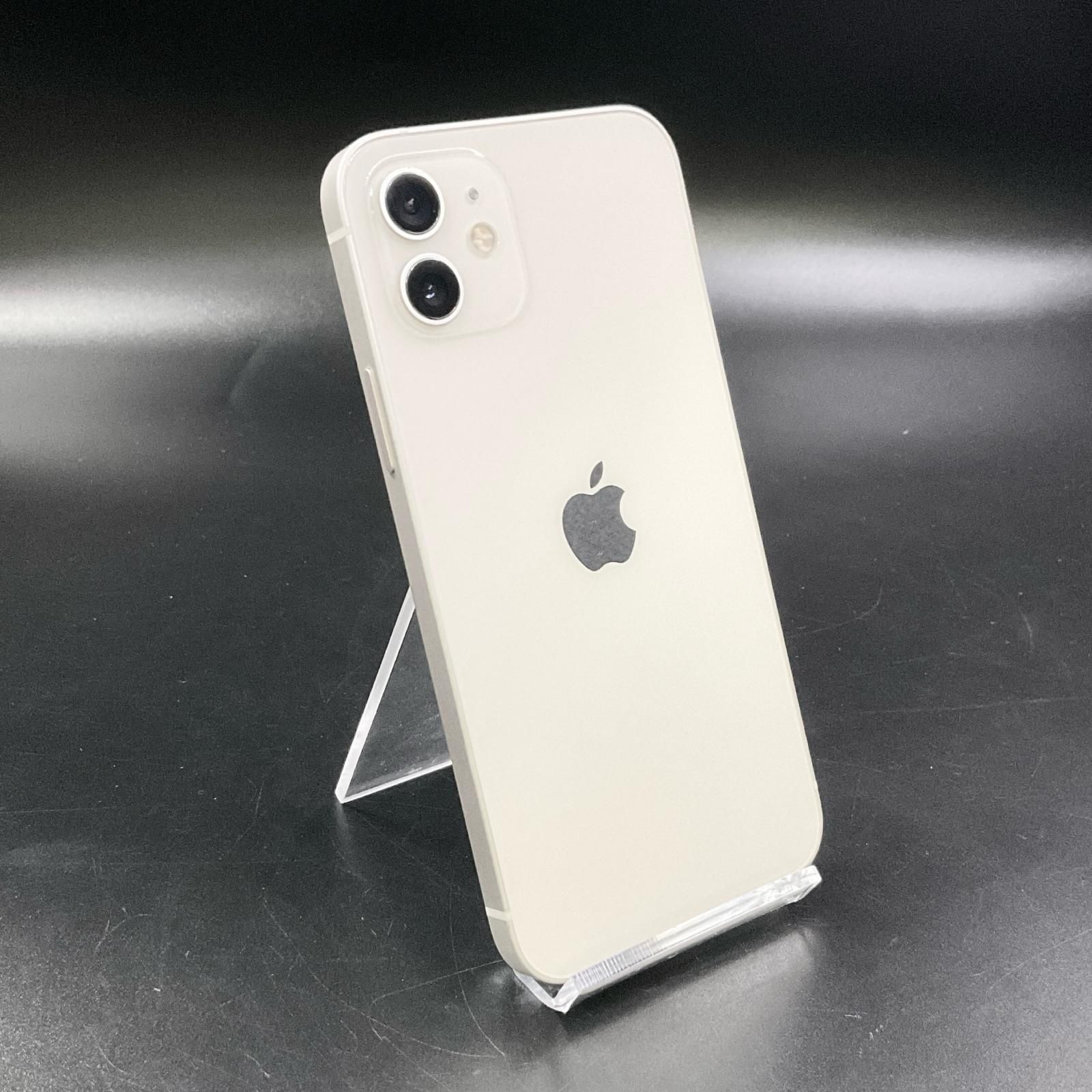 Apple iPhone 12 128GB ホワイト au SIMフリー 白ロム 動作確認済 77 