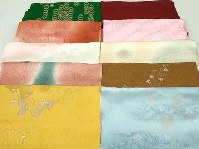 平和屋着物 和装小物 帯揚げ10枚 正絹 DAAV8191by