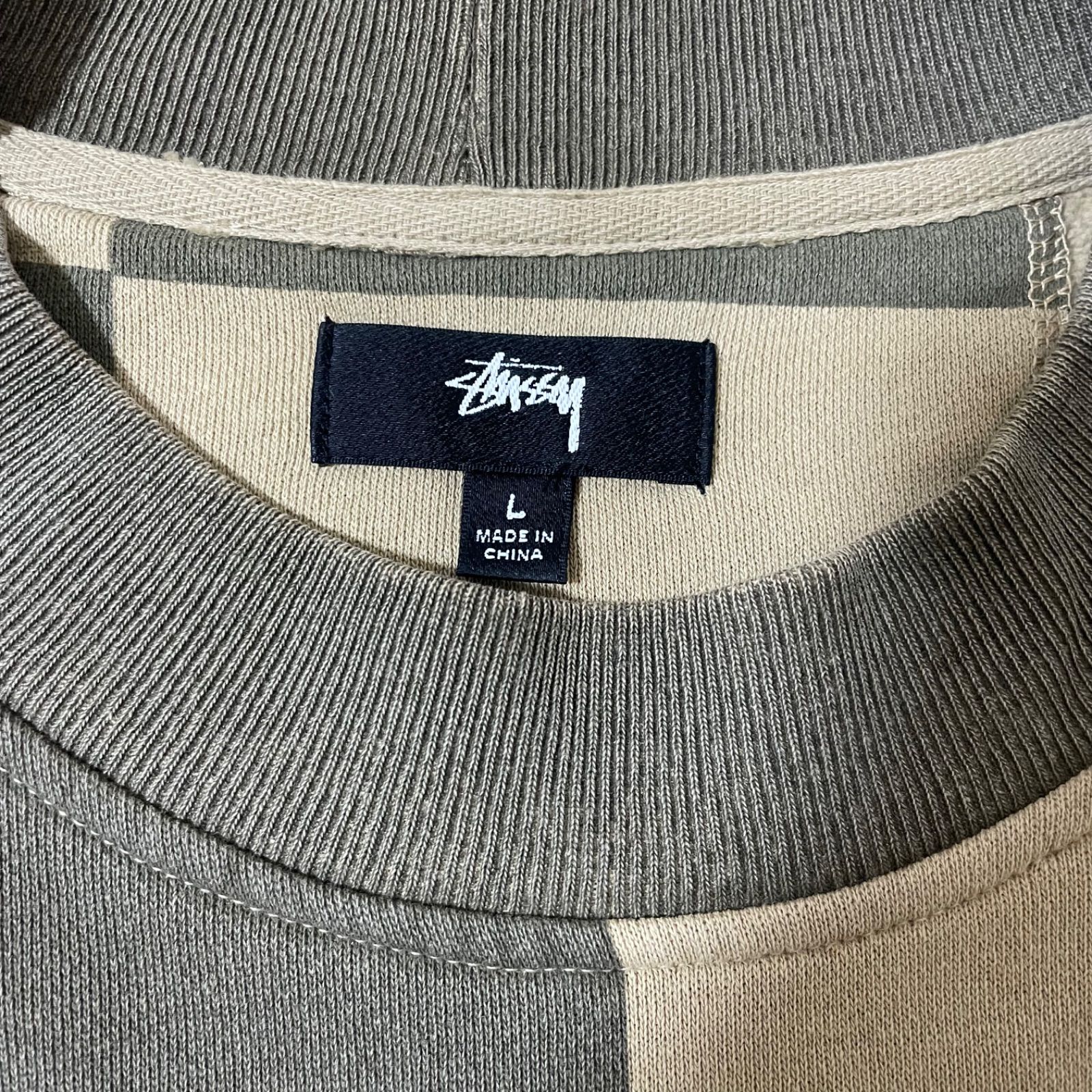 トップス stussy / Blur Checker Fleece Mock Neck Women's Blur Checker Fleece Mock Neck – Premier