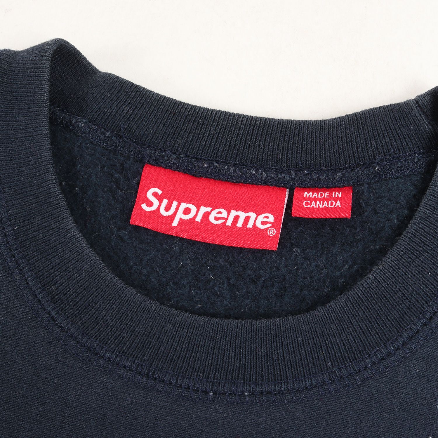 Supreme シュプリーム スウェット サイズ:S 15AW ボックスロゴ クルーネック スウェットシャツ Box Logo Crewneck  ネイビー 紺 トップス トレーナー【メンズ】 - メルカリ