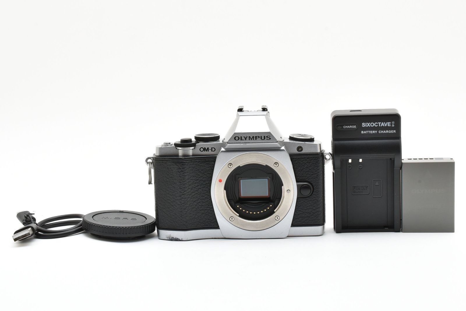 オリンパス OLYMPUS OM-D E-M5 ボディ シルバー ミラーレス一眼レフカメラ