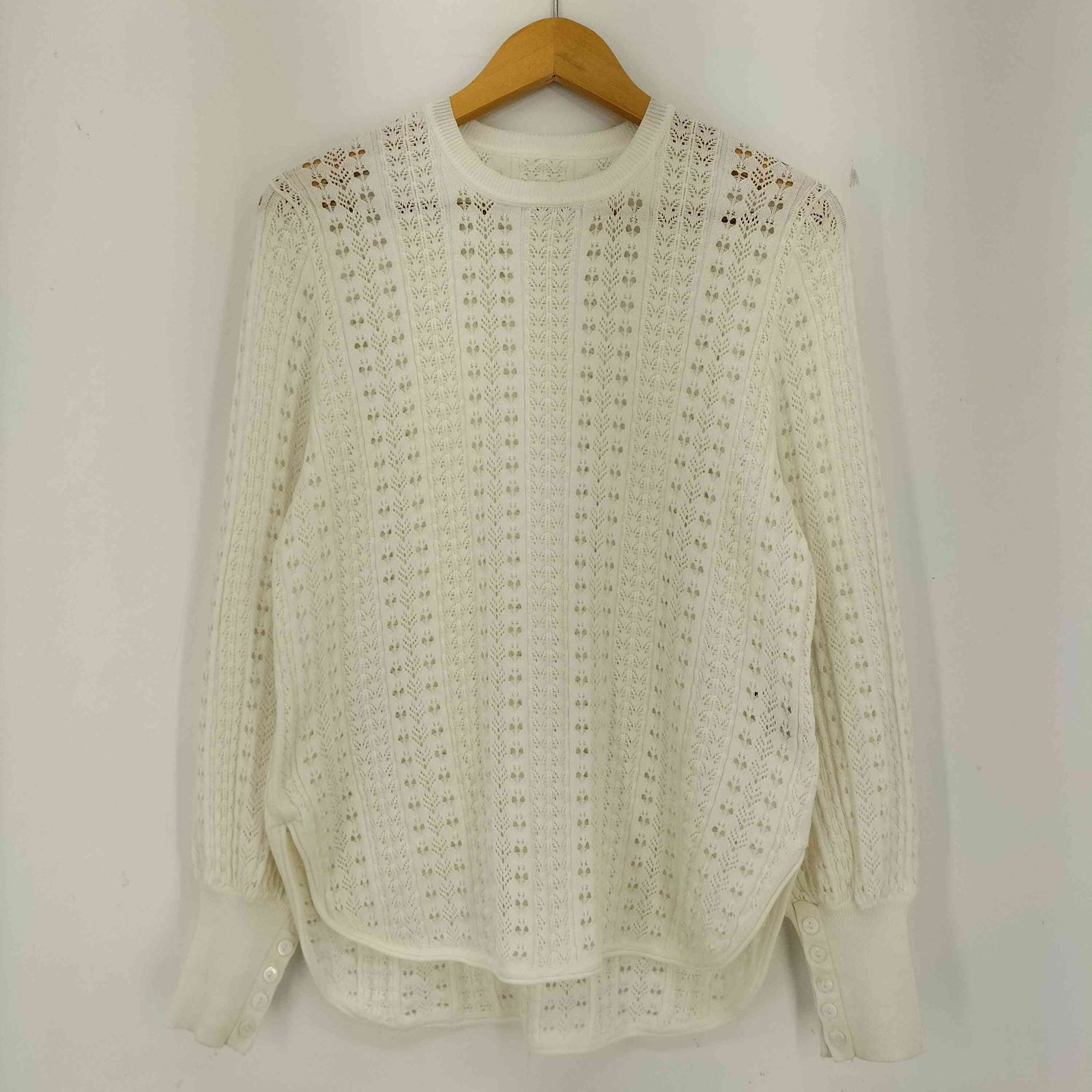 アメリ AMERI LAYERED OVER SHOULDER KNIT レディース FREE