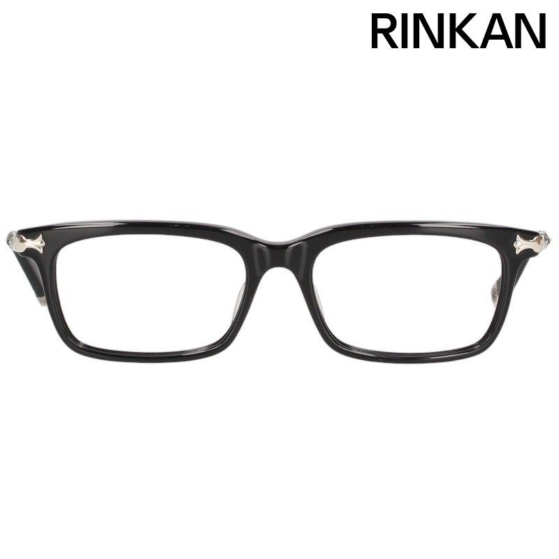 クロムハーツ FUN HATCH-A クロステンプルスクエアフレーム眼鏡 メンズ  