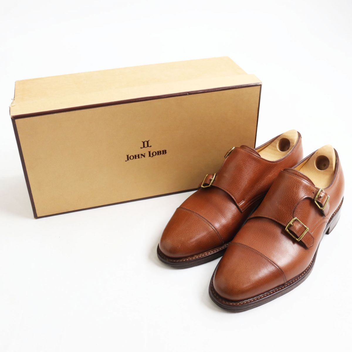 良品○JOHN LOBB ジョンロブ ウィリアム 9795ラスト キャップトゥ