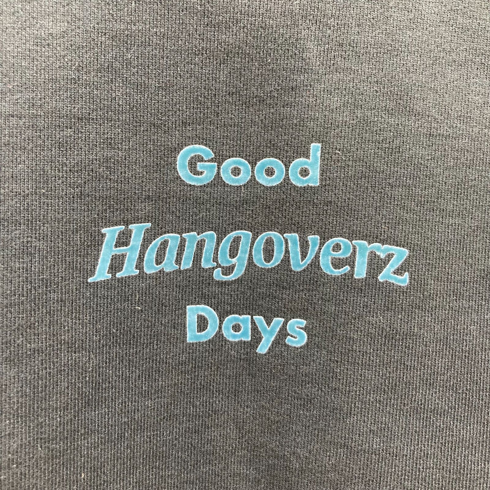 Hangoverz x Good Days ロゴスウェット XLサイズ ブラック 十人十酒 stay thirsty ハングオーバーズ グッドデイズ  - メルカリ