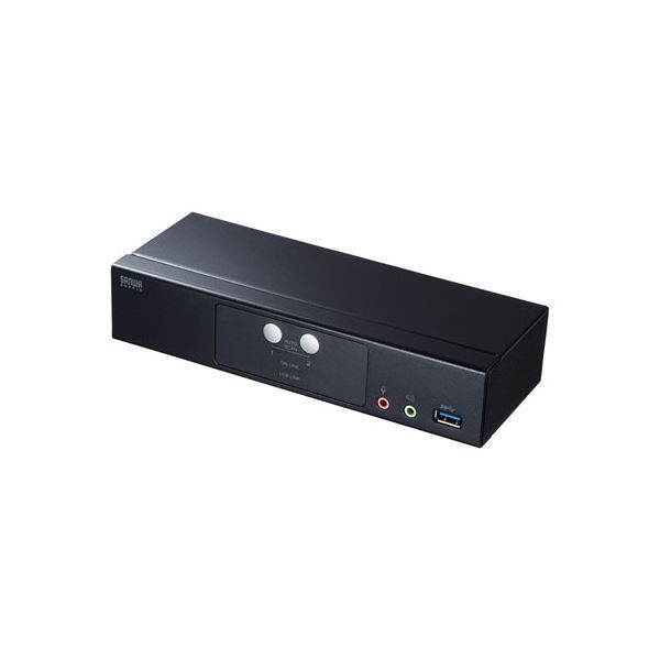 サンワサプライ DisplayPort対応パソコン自動切替器 2 1 SW-KVM2HDPU