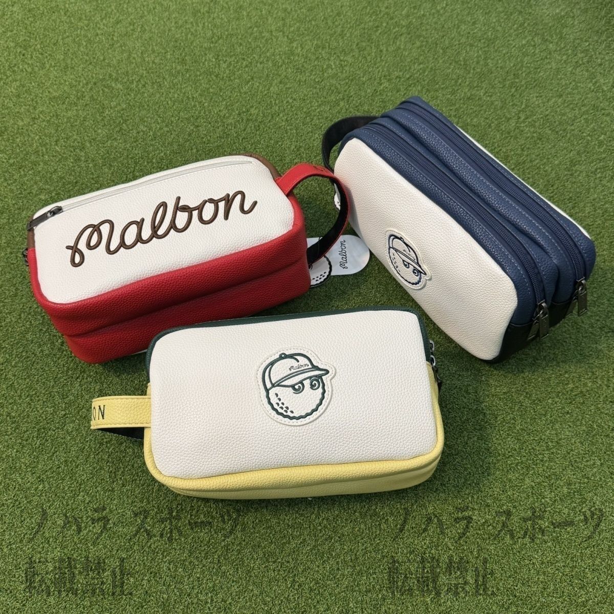 Malbon ゴルフポーチ＆ミニバッグセット 限定カラー✨新品未使用 Malbon ゴルフポーチ＆ミニバッグセット 限定カラー✨新品未使用