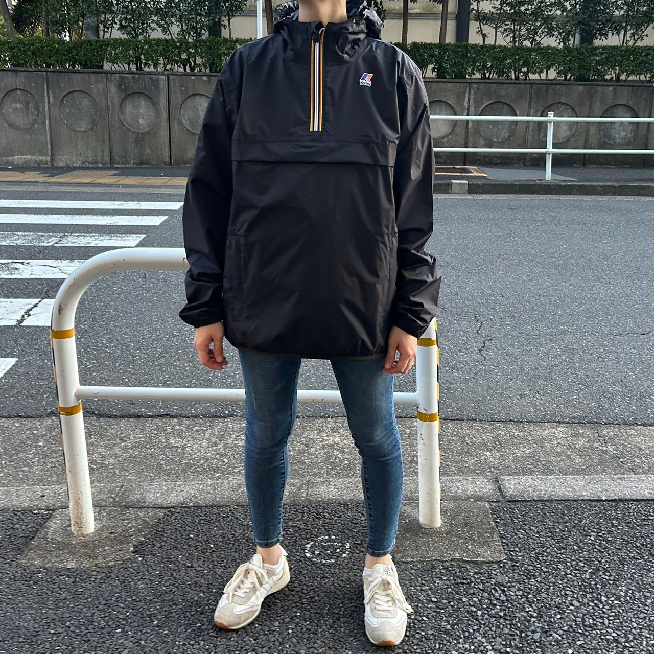 K-WAY ケイウェイ K61167W レオン 定番パッカブルアノラックパーカー 