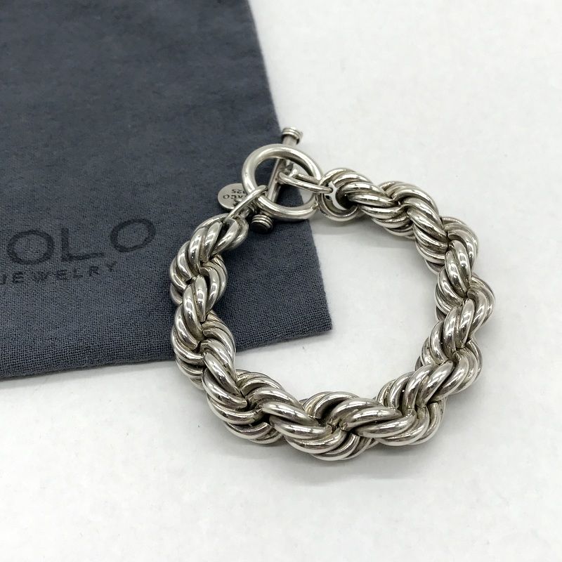 XOLO JEWELRY SV925チェーンブレスレット 未使用 XOLO JEWELRY ショロジュエリー ブレスレット Anchor