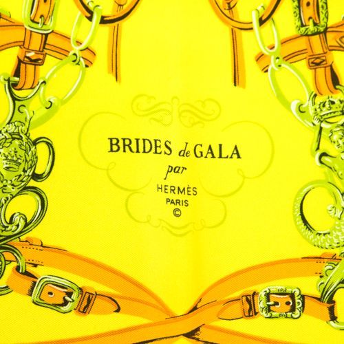 エルメス プチカレ45 BRIDES de GALA 式典用の馬勒 - バンダナ/スカーフ