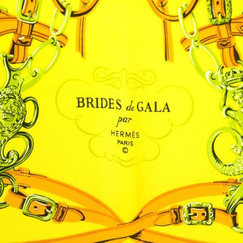 エルメス HERMES スカーフ カレ45 シルク プチカレ BRIDES de GALA