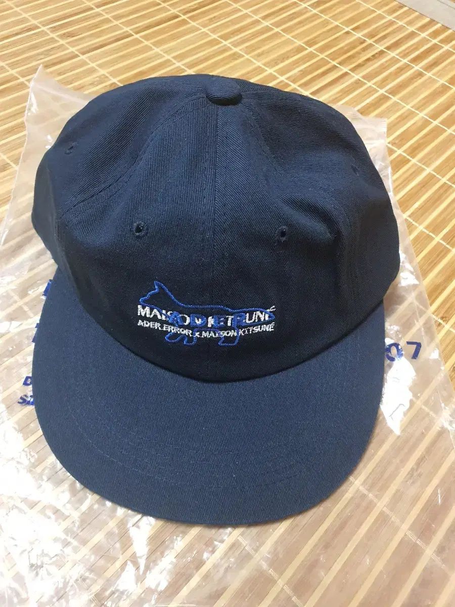 ADER ERROR アーダーエラー Maison Kitsuné メゾンキツネ ボールキャップ 帽子 ネイビー