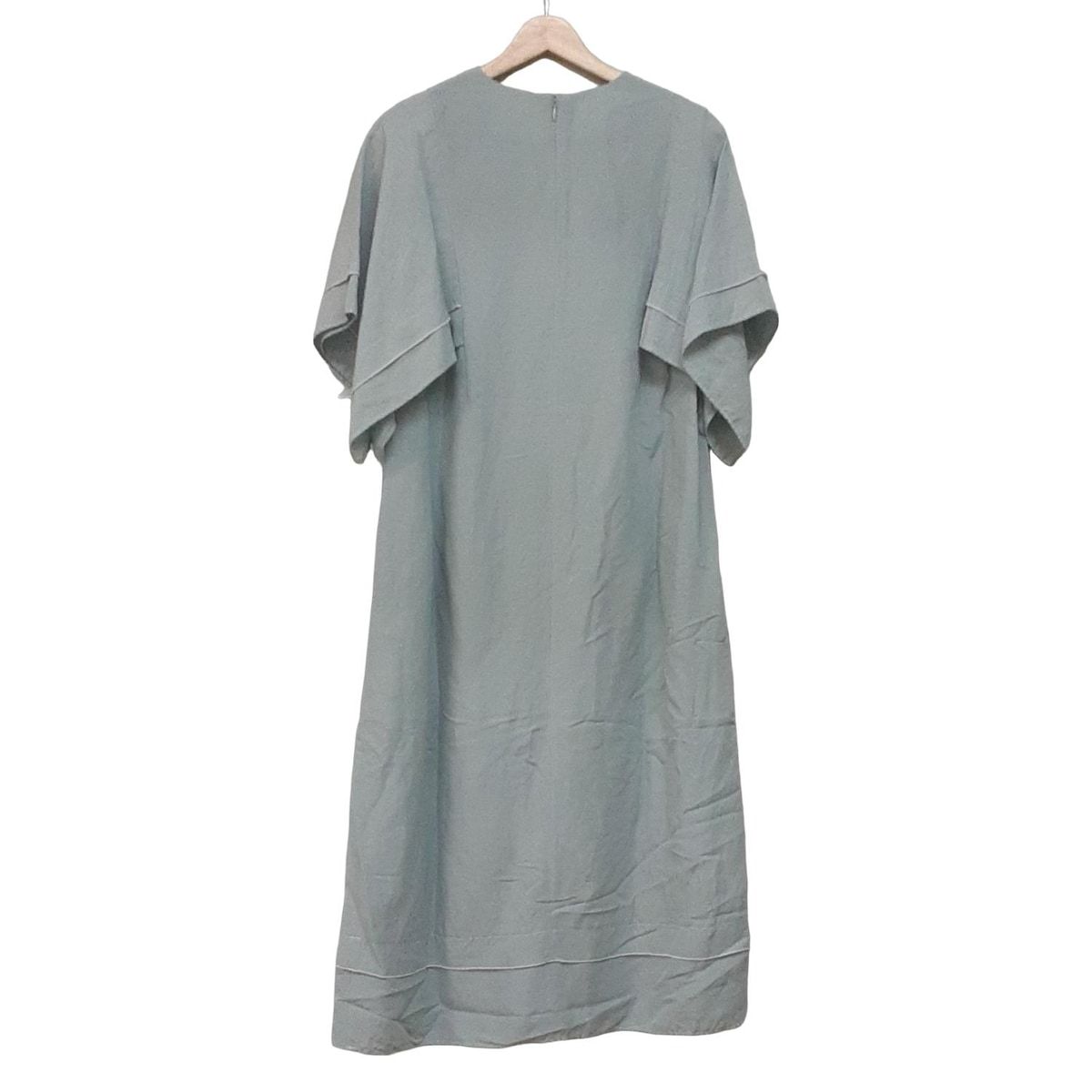 極美品 アドーア ADORE ウールアムンゼンワンピース ブルー 36 極美品 アドーア ADORE ウールアムンゼンワンピース ブルー 36 美品