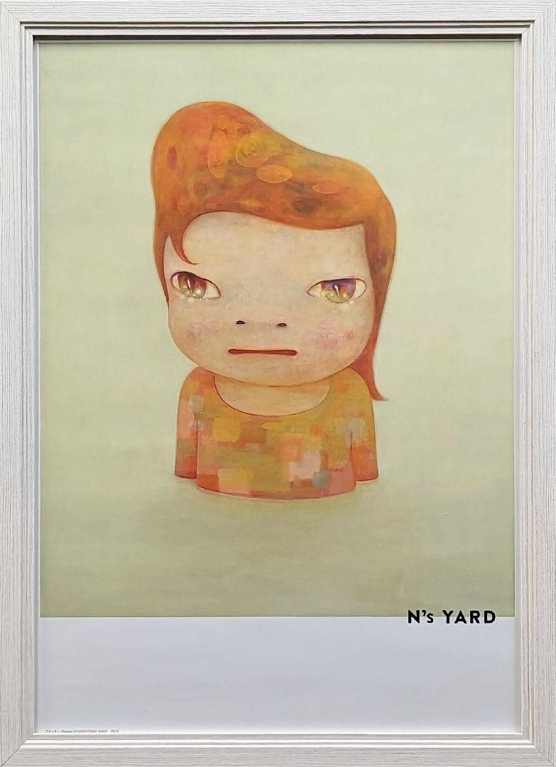 全信頼を寄せる 額付】【真作】奈良美智 額装品 「Blankey ポスター 版画