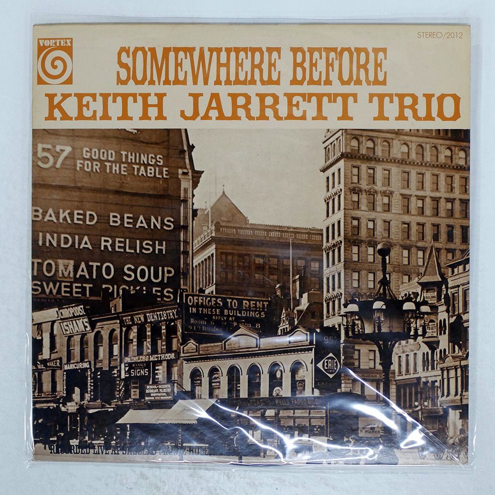国内盤 KEITH JARRETT TRIO/SOMEWHERE BEFORE/VORTEX P7529A LP