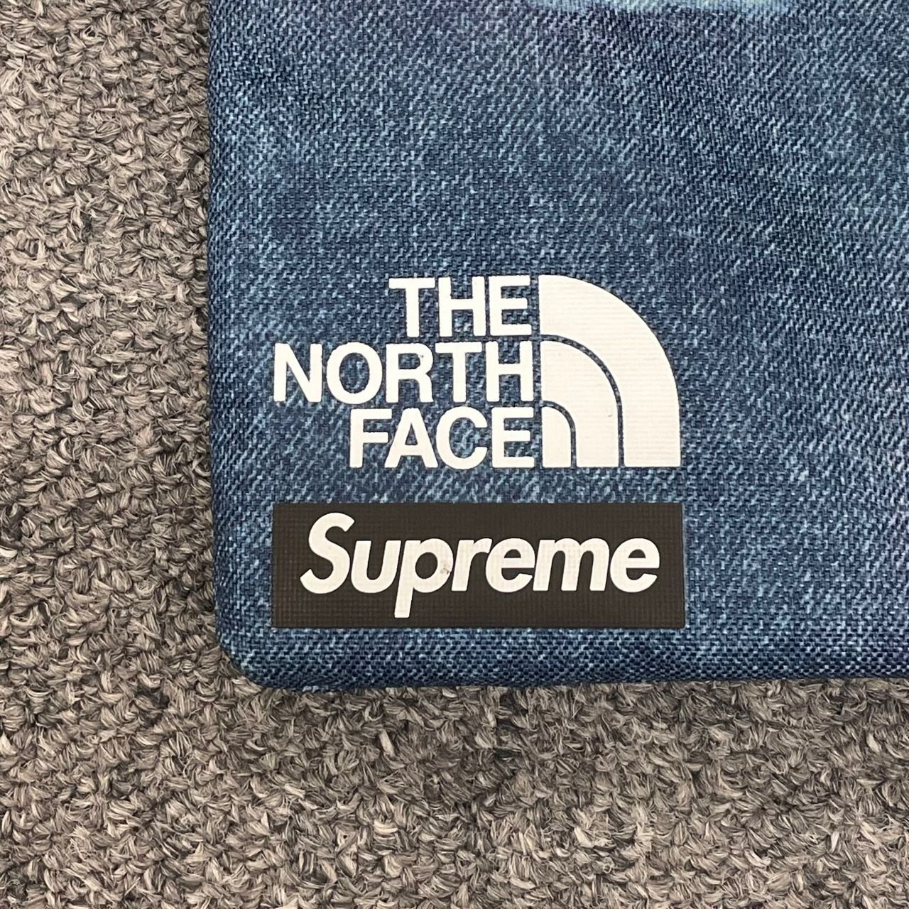 国内正規 SUPREME The North Face 21AW Blesched Denim Print Shoulder 