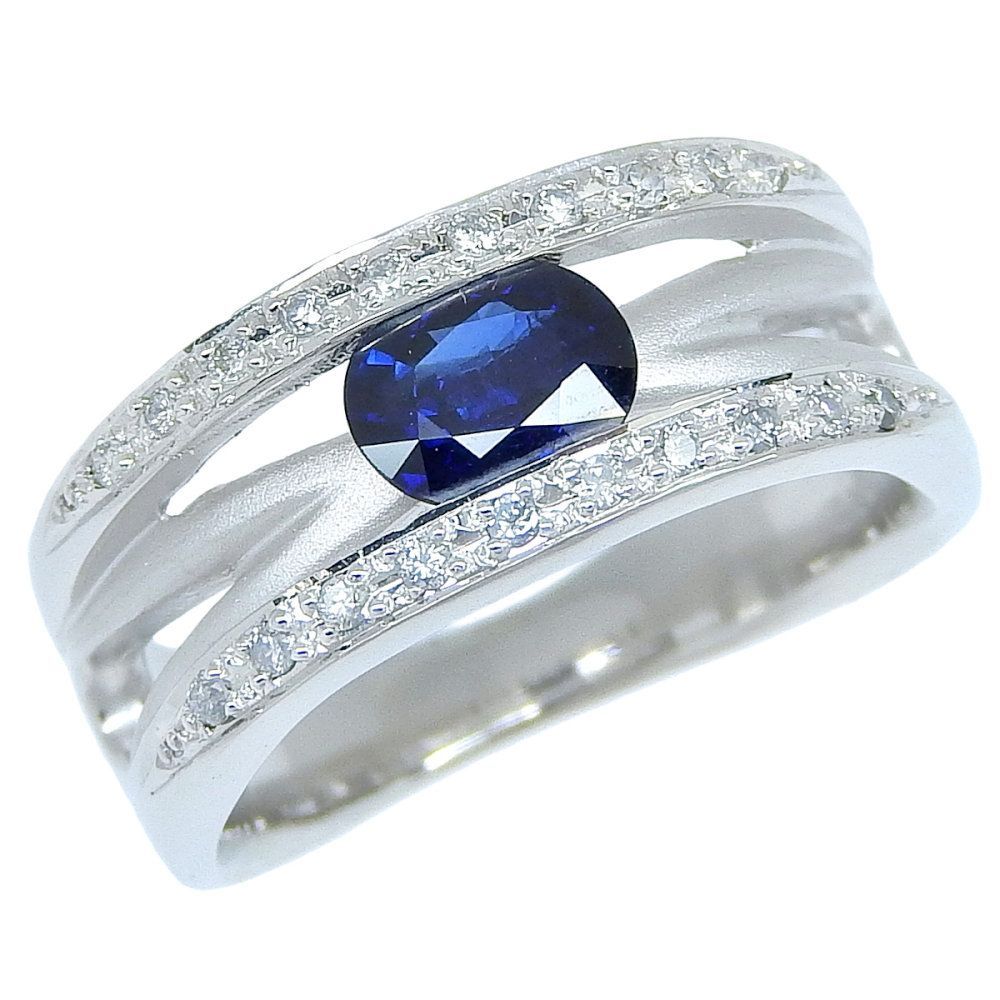 ブルー ダイヤモンド 0.47ct Pt900 一粒 ダイヤ リング プラチナ ブルー ダイヤモンド 0.47ct Pt900 一粒 ダイヤ リング プラチナ