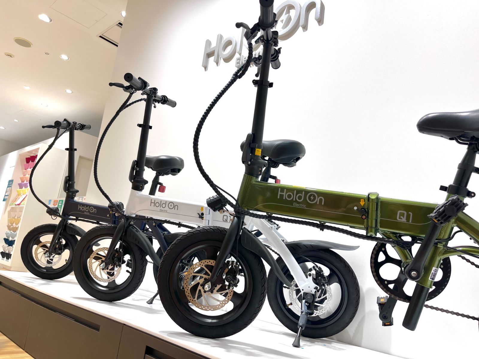 最終値下げ Holdon 電動アシスト自転車 メタリックカーキ 良品