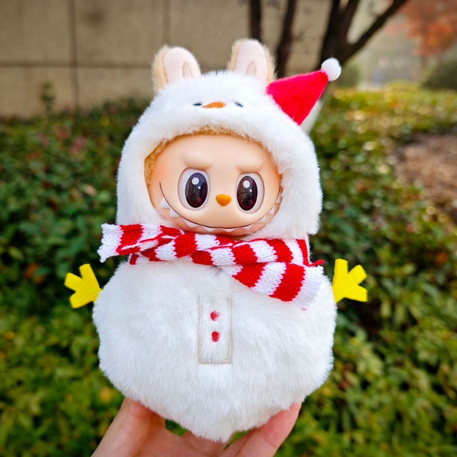 labubu ぬいぐるみ 服 着せ替え LABUBU ラブブ 太った雪だるま服