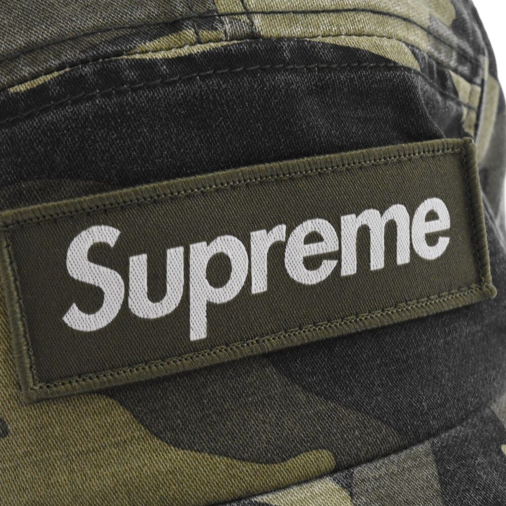 SUPREME (シュプリーム) 23SS Military Camp Cap Olive camo ボックスロゴ ミリタリー キャンプ キャップ  帽子 オリーブ カモ - メルカリ