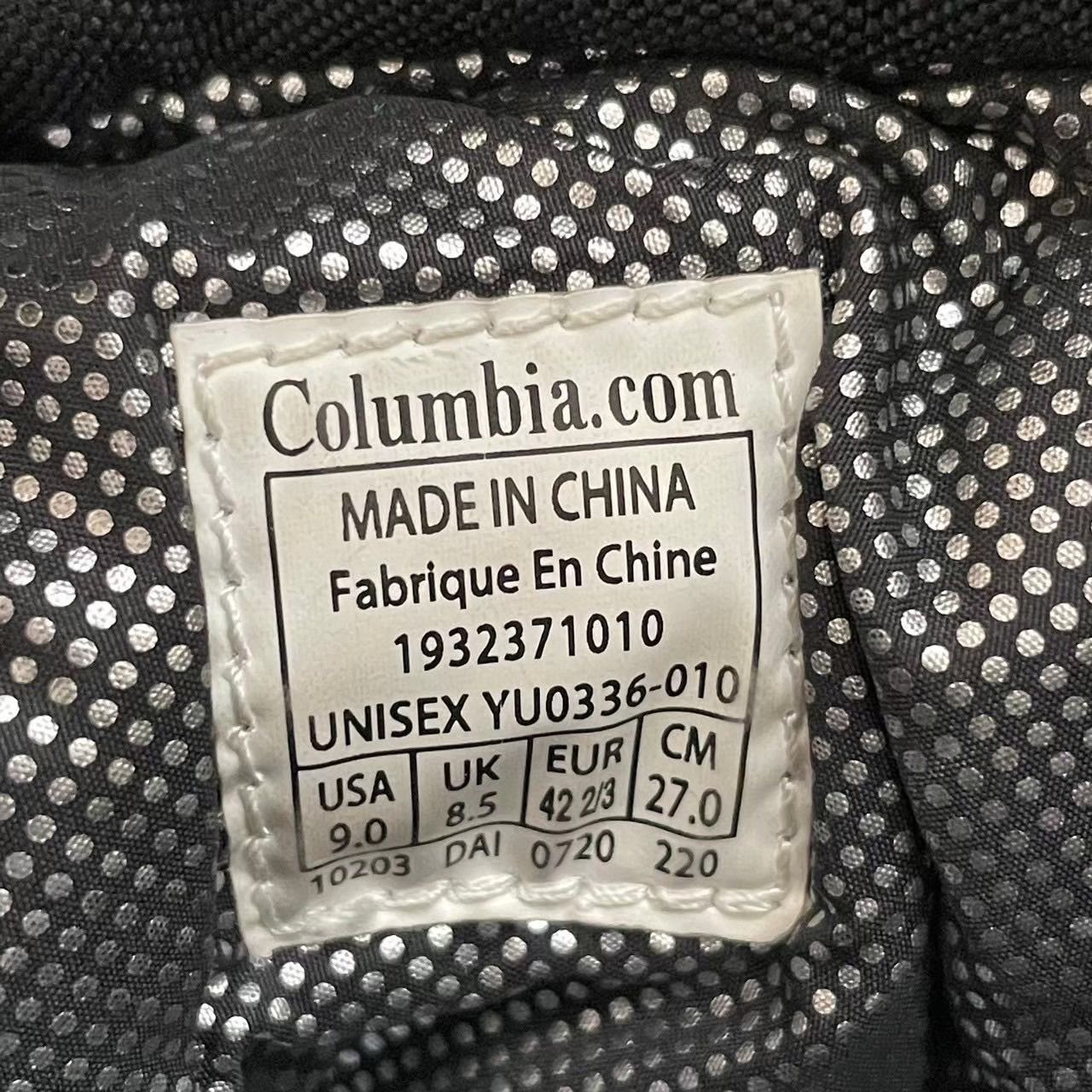 Columbia コロンビア ショートブーツ 黒 ブラック 1932371010 防水 防寒 メンズ 27cm WWW_WOWDIGSITE_COM