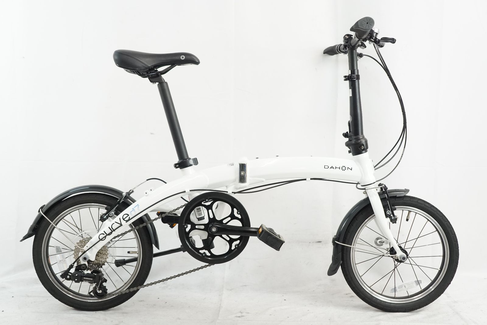 DAHON curve D7 折りたたみ自転車 クリーム色 DAHON(ダホン