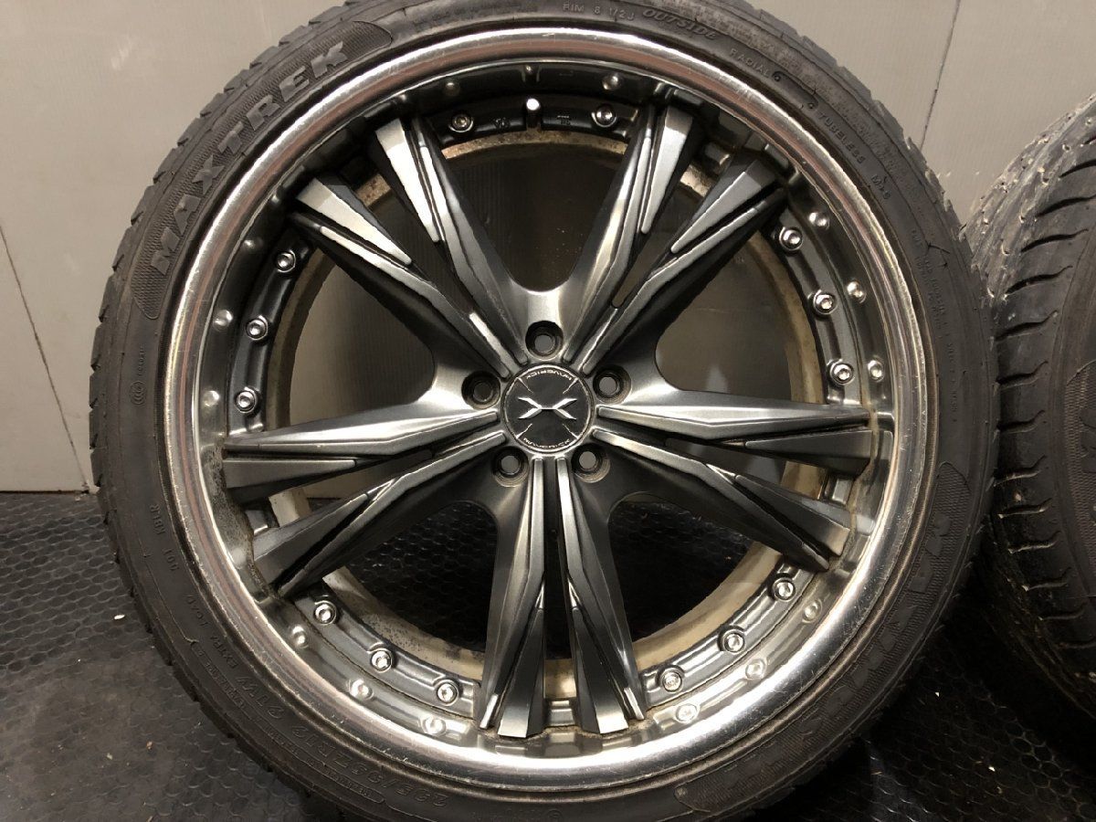 【MAXTREK MAXIMUS M1 235/35ZR19】夏タイヤ【Weds MAVERICK 605S 19インチ 7.5J5HPCD100約+50】22年製 バリ溝 プリウス等　(TE230) クレジットカード QRコード決済可能 MAXTREK MAXIMUS M1 235/35ZR19】夏タイヤ【Weds MAVERICK 605S 19