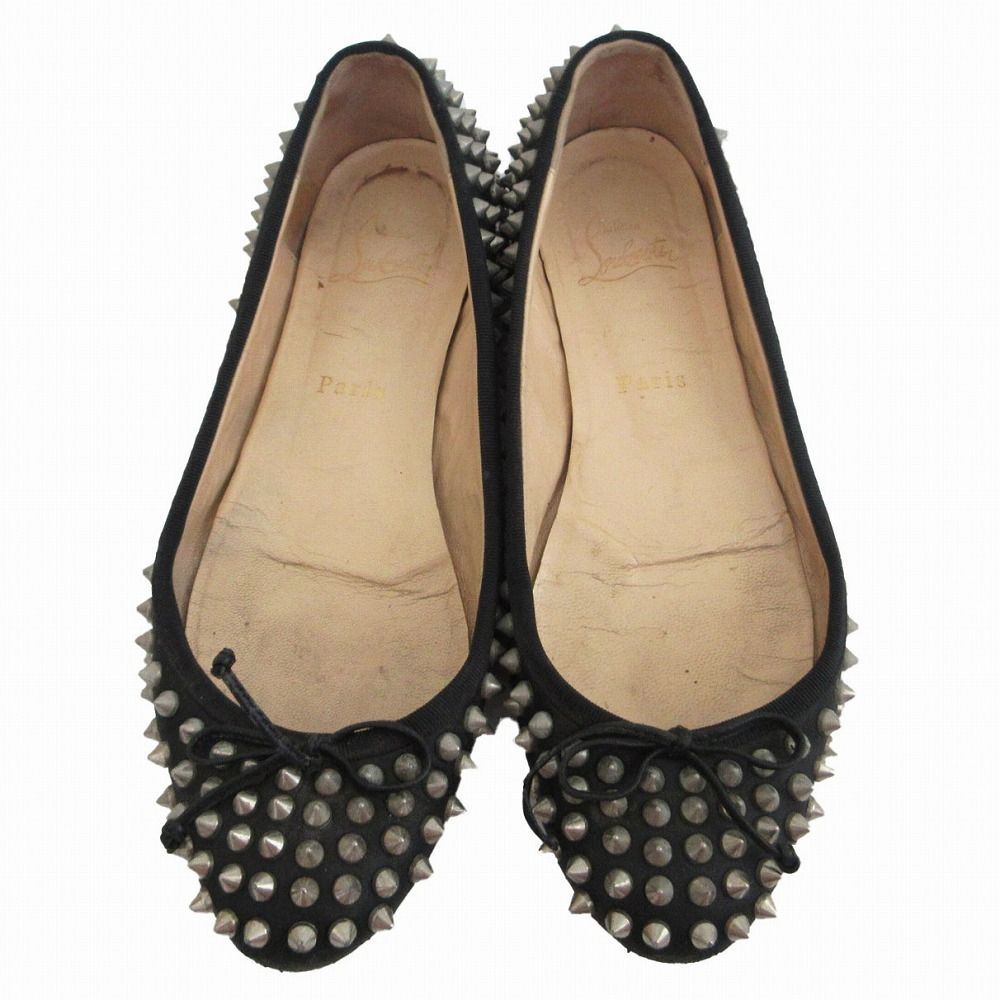クリスチャンルブタン スパイク バレエフラットシューズ Christian Louboutin スパイクフラットシューズ
