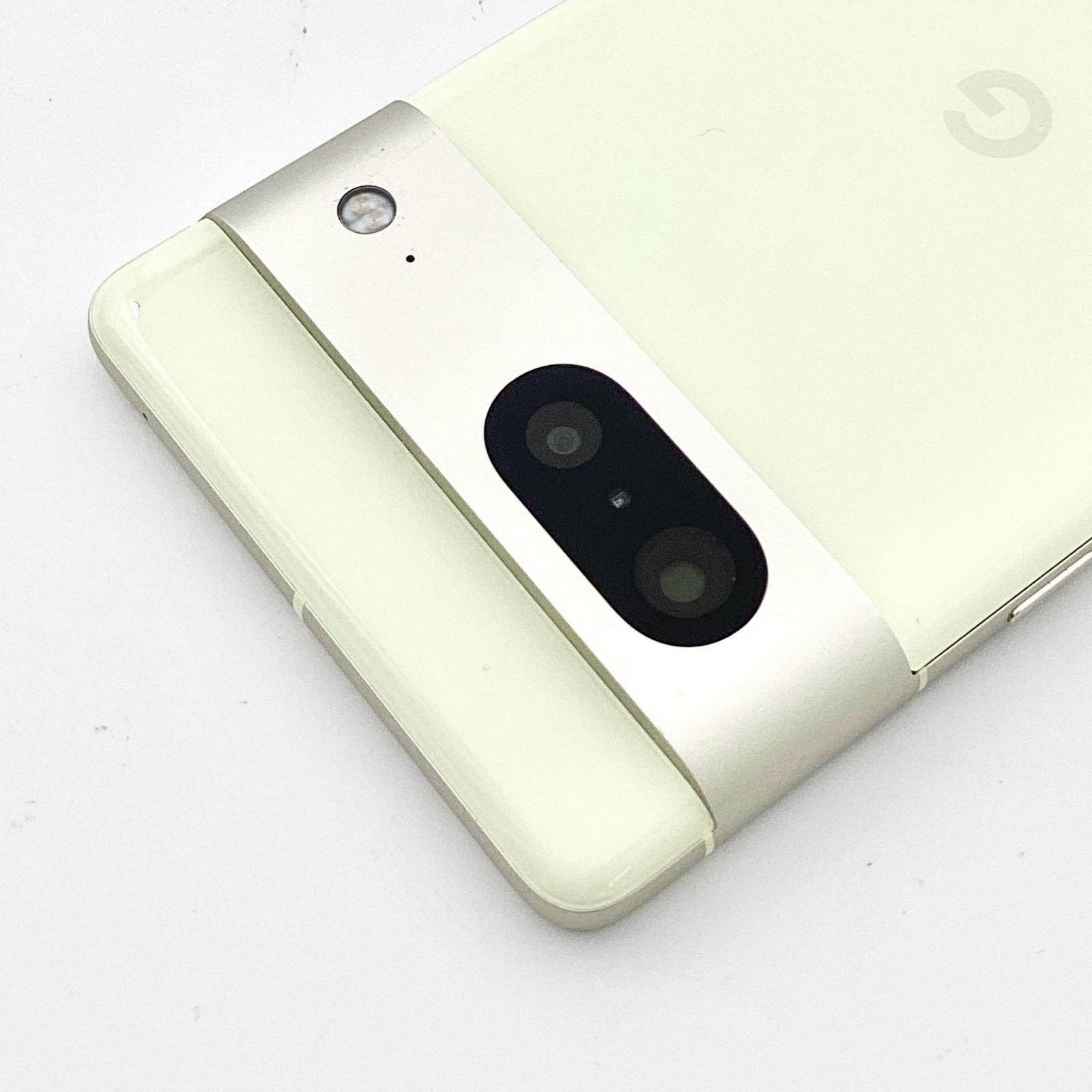 Google Pixel 7 128GB Lemongrass au G03Z5 美品 動作確認済【全額返金