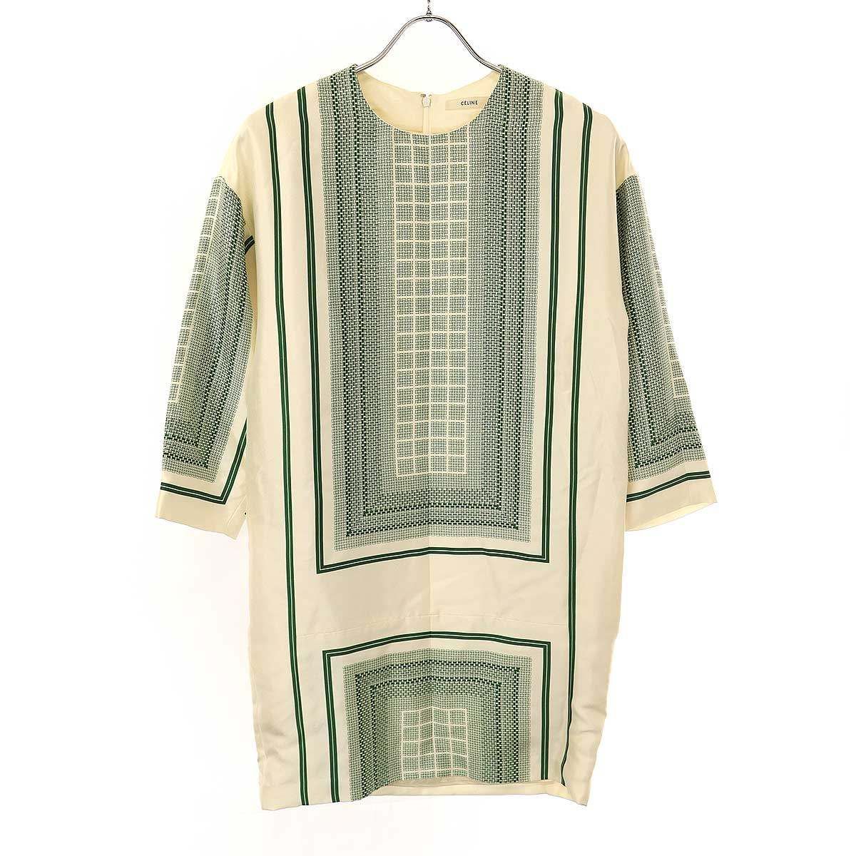 CELINE セリーヌ By Phoebe Philo 2013 Resort Silk Dress シルク 