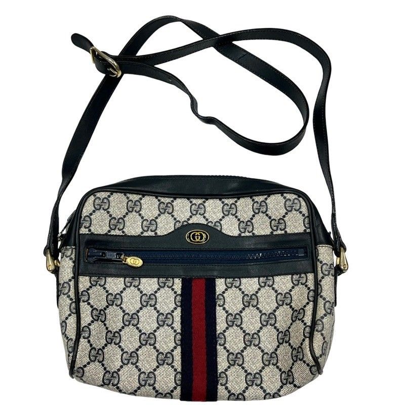 美品✨ グッチ ミニショルダーバッグ シェリーライン ネイビー STORES.jp（ストアーズドットジェーピー）の「GUCCI グッチ