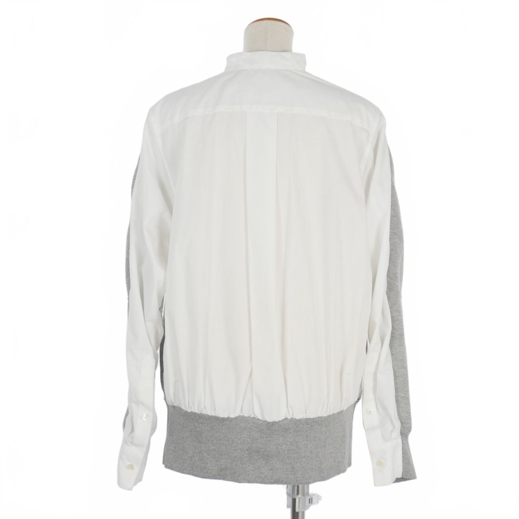 サカイ sacai ドッキングスウェット トレーナー 長袖 3 グレー SCW-049