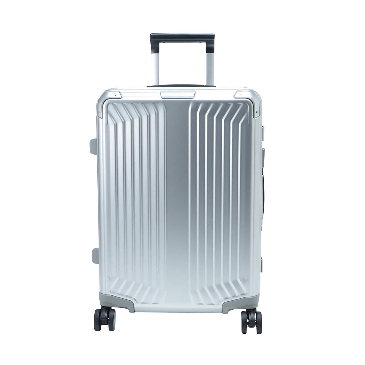 サムソナイト、シルバー ストライプデザイン キャリーケース 新品 サムソナイト Samsonite キャリーケース ライトボックス