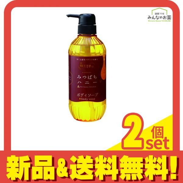 花蜜精 みつばちハニー ボディソープ 500mL 2個セット まとめ売り