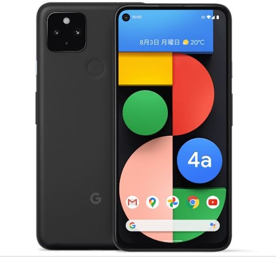 「新品・未使用」SIMフリー　Google Pixel 4a 5G 6.2インチ/6GB/128GB Just Black